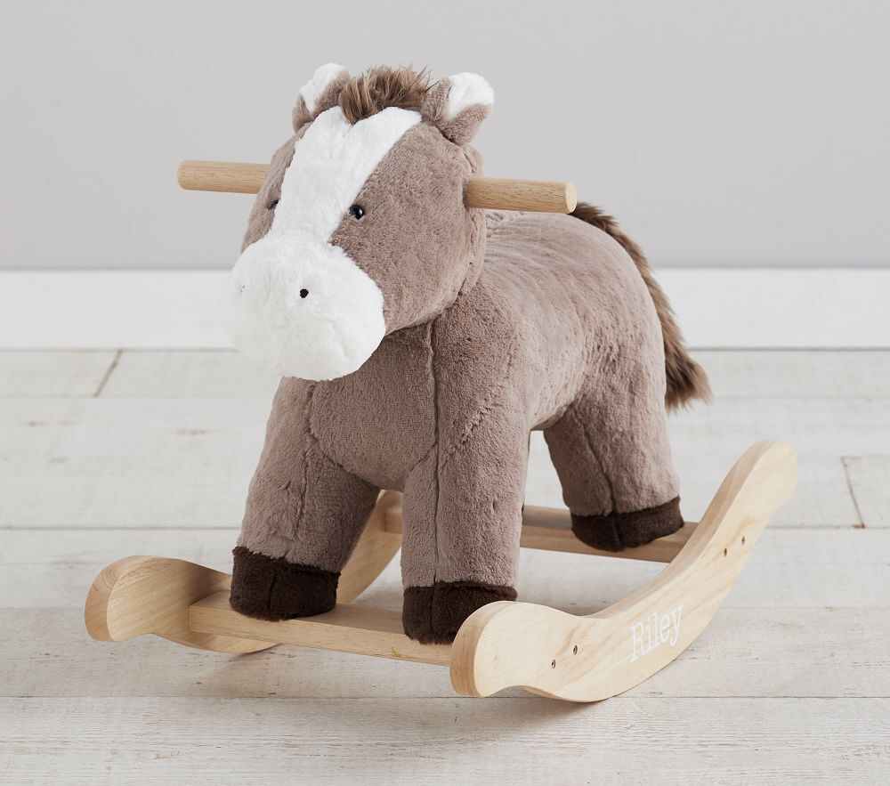 Nursery Horse Plush Rocker